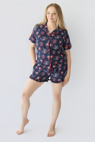 RED, WHITE & BOOM WOMEN’S DREAM SHORT SET