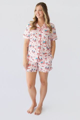 STAR-SPANGLED SWEETHEART WOMEN’S DREAM SHORT SET