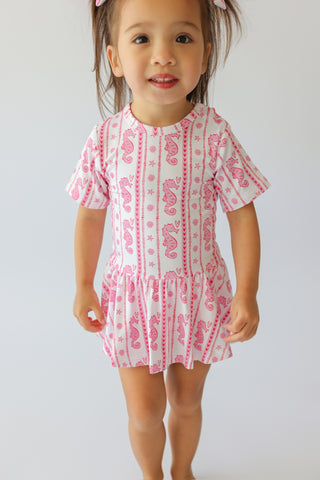 SEAHORSE SWEETHEART DREAM BODYSUIT DRESS