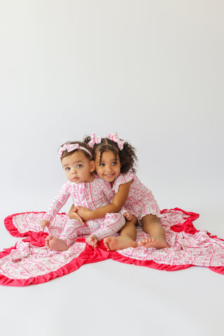 SEAHORSE SWEETHEART DREAM RUFFLE ROMPER