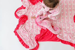 SEAHORSE SWEETHEART DREAM RUFFLE ROMPER