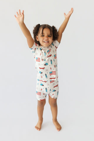 STAR-SPANGLED SKATE DREAM SHORT SET