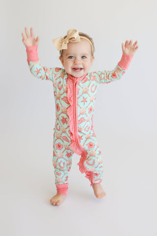 COASTAL COWGIRL DREAM RUFFLE ROMPER