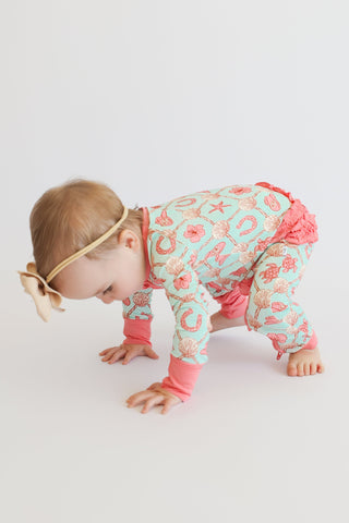 COASTAL COWGIRL DREAM RUFFLE ROMPER