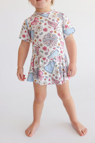 POM POWER DREAM BODYSUIT DRESS