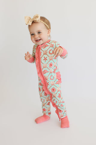COASTAL COWGIRL DREAM RUFFLE ROMPER