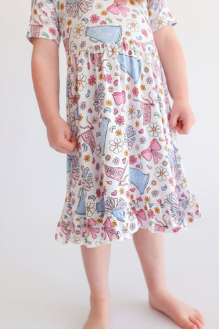 POM POWER DREAM RUFFLE DRESS