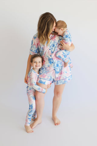 COTTON CANDY TIE DYE WOMEN’S DREAM SHORT SET