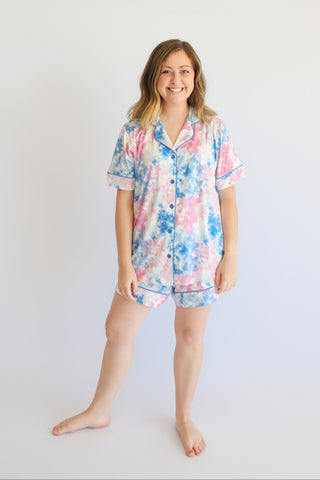 COTTON CANDY TIE DYE WOMEN’S DREAM SHORT SET