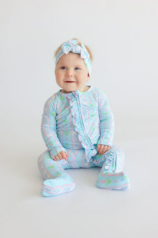 WHIMSY TULIP DREAM RUFFLE ROMPER