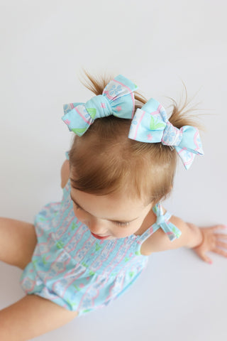 WHIMSY TULIP DREAM BOW HAIR CLIPS