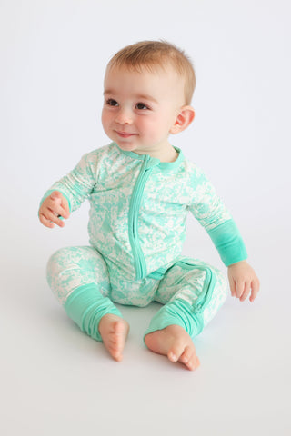 SEAFOAM TIE DYE DREAM ROMPER