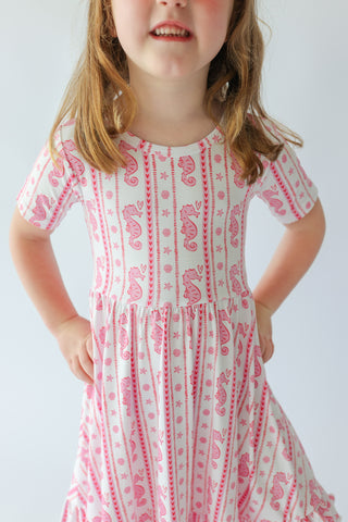 SEAHORSE SWEETHEART DREAM RUFFLE DRESS