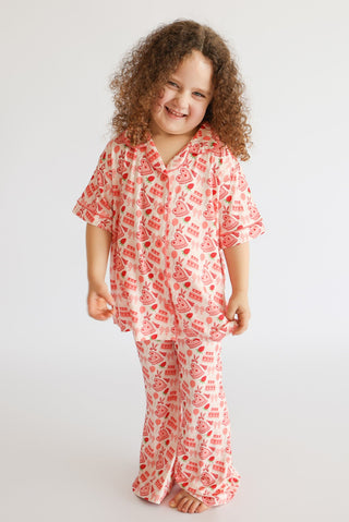STRAWBERRY PARTY DELIGHT DREAM GIRL'S FLARE SET