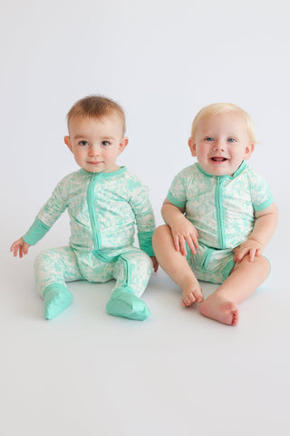 SEAFOAM TIE DYE DREAM ROMPER