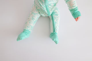 SEAFOAM TIE DYE DREAM ROMPER
