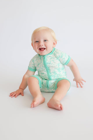SEAFOAM TIE DYE DREAM SHORTIE