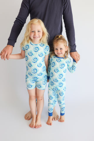 OCEAN WAVES TIE DYE DREAM SHORT SET
