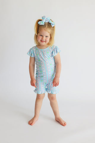 WHIMSY TULIP DREAM RUFFLE SHORT SET