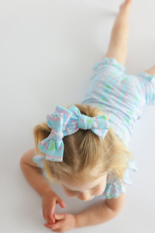 WHIMSY TULIP DREAM BOW HAIR CLIPS