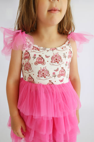 EXCLUSIVE FAIRYTAIL GARDEN DREAM TULLE SMOCKED TUTU DRESS