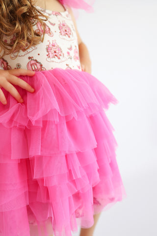 EXCLUSIVE FAIRYTAIL GARDEN DREAM TULLE SMOCKED TUTU DRESS