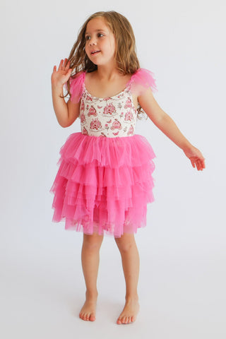 EXCLUSIVE FAIRYTAIL GARDEN DREAM TULLE SMOCKED TUTU DRESS