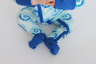 OCEAN WAVES TIE DYE DREAM ROMPER