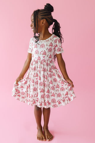 EXCLUSIVE FAIRYTAIL GARDEN SHORT SLEEVE DREAM RUFFLE DRESS