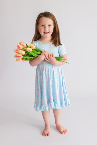 WHIMSY TULIP DREAM RUFFLE DRESS
