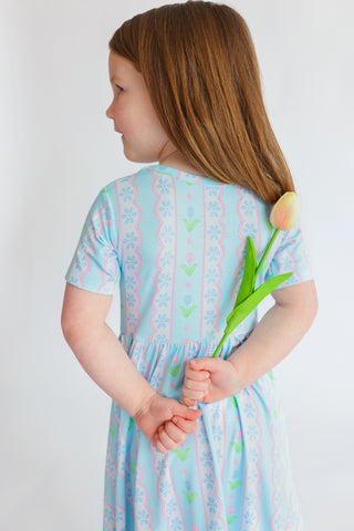 WHIMSY TULIP DREAM RUFFLE DRESS
