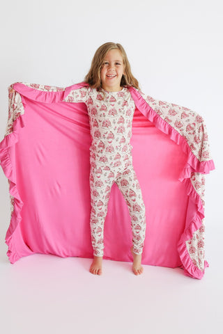 EXCLUSIVE FAIRYTAIL GARDEN DREAM RUFFLE BLANKET