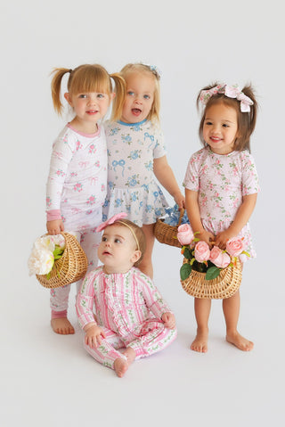 FOREVER FLORAL DREAM RUFFLE ROMPER