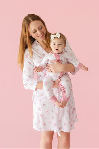TIED WITH ROSES WOMEN'S DREAM ROBE