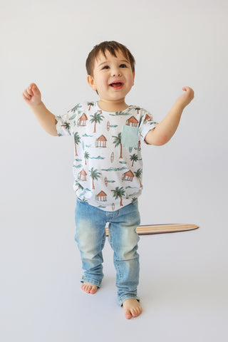 COASTAL KID DREAM POCKET TEE