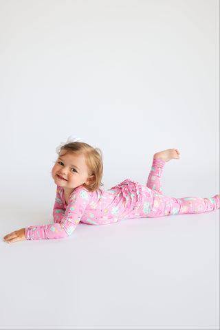 GLAMOUR MAGIC DREAM RUFFLE ROMPER