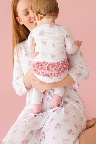 TIED WITH ROSES WOMEN'S DREAM ROBE