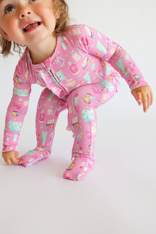 GLAMOUR MAGIC DREAM RUFFLE ROMPER