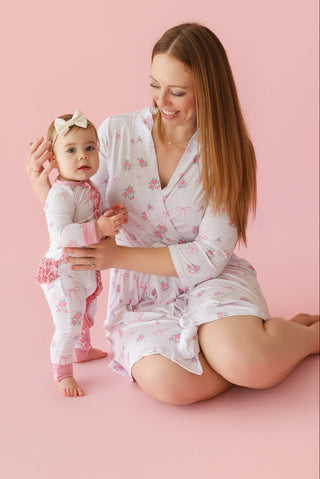 TIED WITH ROSES WOMEN'S DREAM ROBE