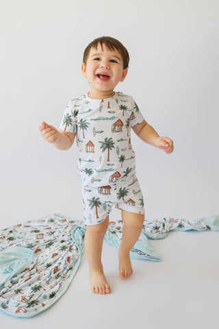 COASTAL KID DREAM SHORT SET