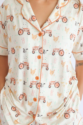 FARMYARD FRIENDS WOMEN’S DREAM SHORT SET