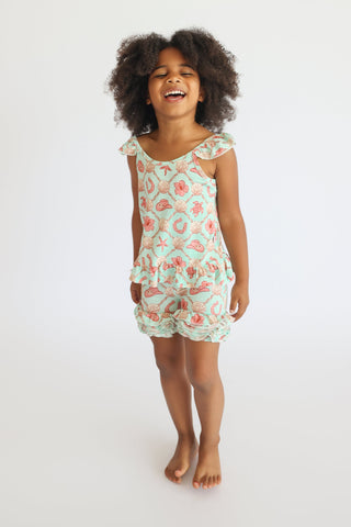 COASTAL COWGIRL DREAM RUFFLE SHORTS