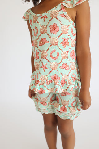 COASTAL COWGIRL DREAM RUFFLE TANK