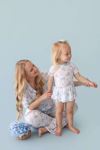 POWDER BLUE POSIE WOMEN'S DREAM FLARE SET