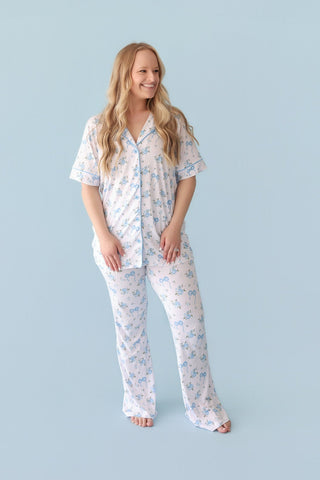 POWDER BLUE POSIE WOMEN'S DREAM FLARE SET
