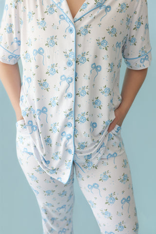 POWDER BLUE POSIE WOMEN'S DREAM FLARE SET