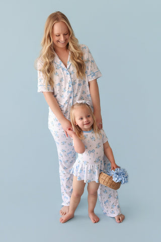 POWDER BLUE POSIE WOMEN'S DREAM FLARE SET