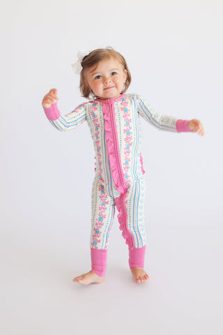 PETITE POSIE DREAM RUFFLE ROMPER