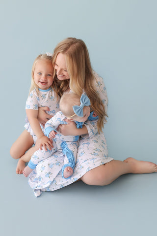 POWDER BLUE POSIE WOMEN'S DREAM ROBE