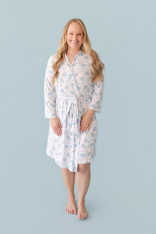 POWDER BLUE POSIE WOMEN'S DREAM ROBE